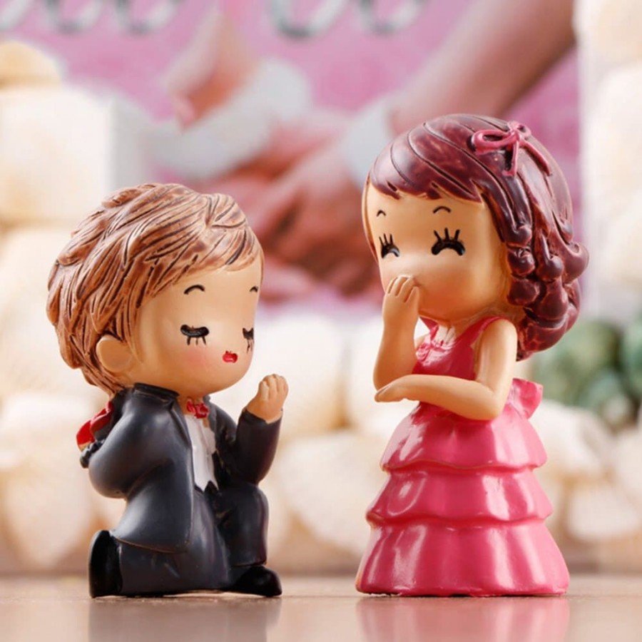 Miniature Lover Figures - Lovers Couple Figurines #06 (2pcs)