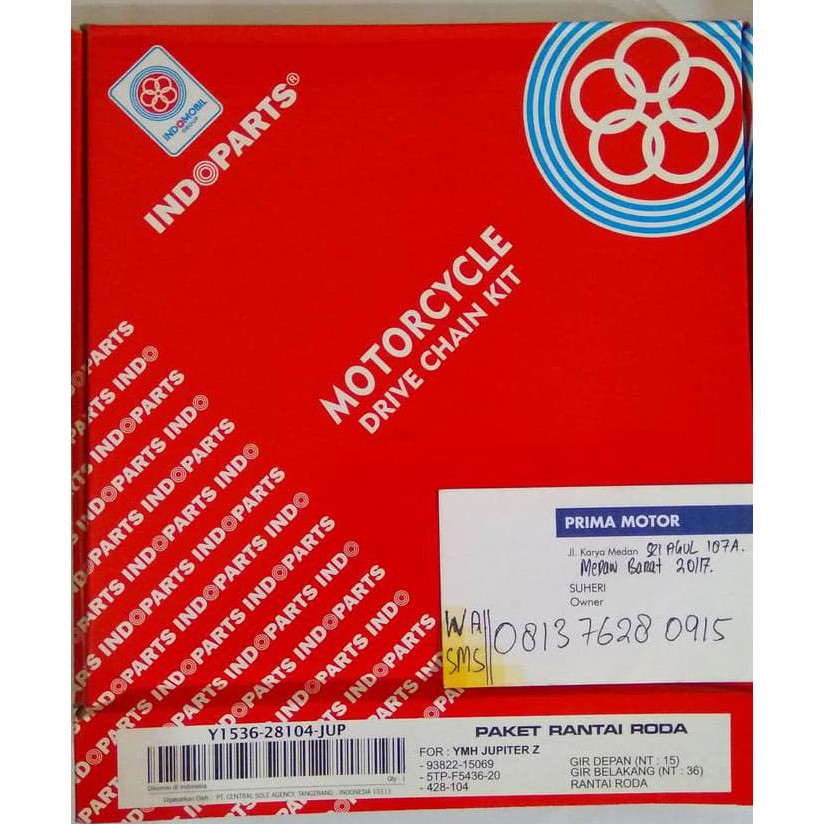 Ini Gear Set Jupiter Z Vega R N Indopart Gir Set Vega R N Jupiter Z Indo Juara