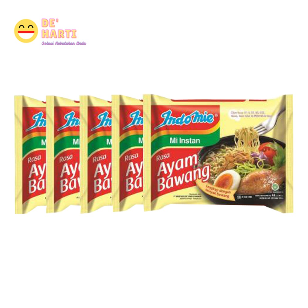 

Indomie Ayam Bawang 69gr (5pcs)