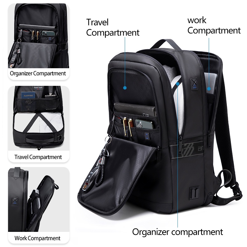 B00483 Tas Arctic Hunter Ransel Pria Laptop 15.6 Detachable Sling bag