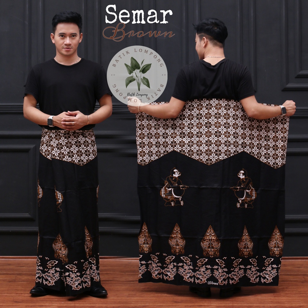 Sarung Batik Pria Motif Wayang Semar Batik Lompong