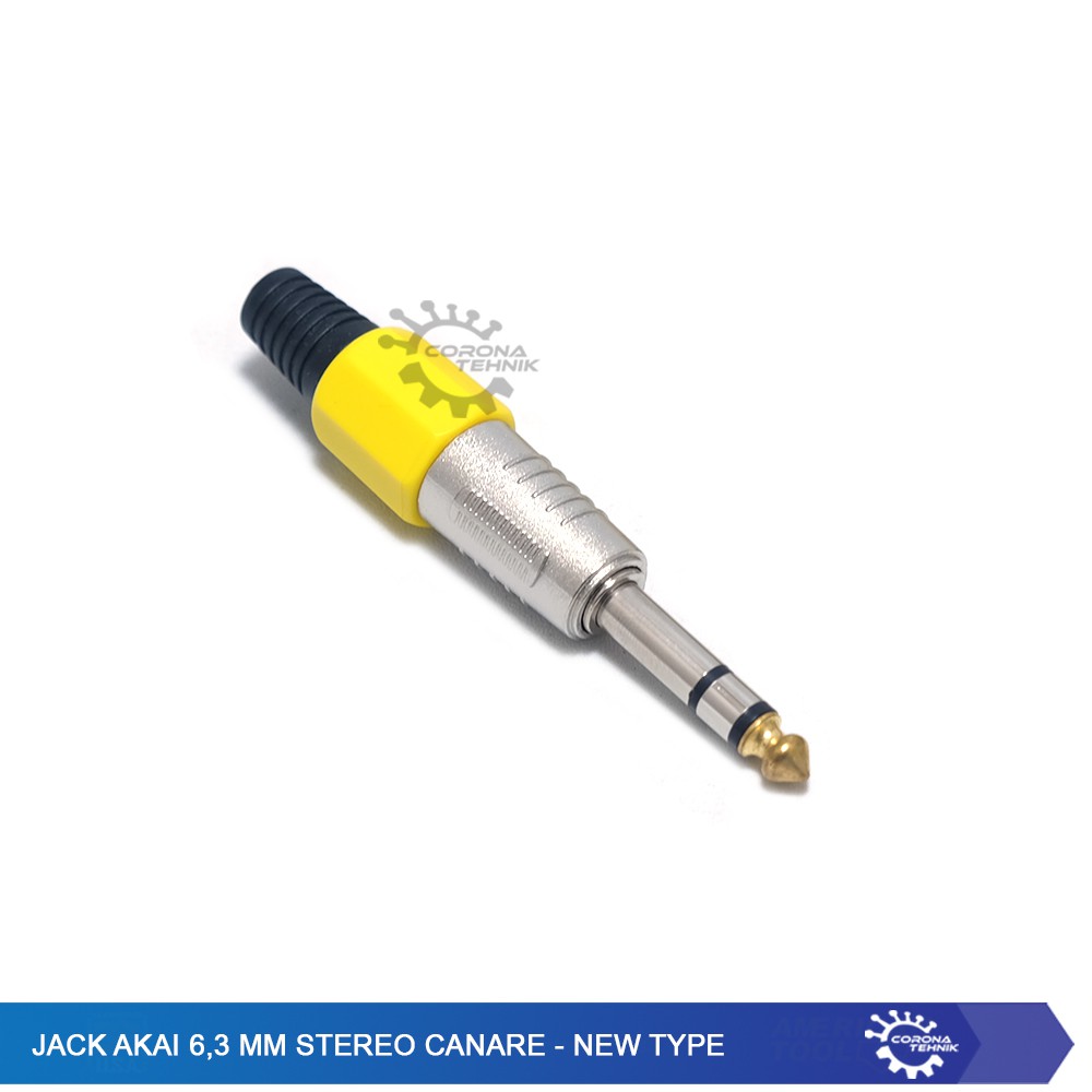 New Type - Jack Akai 6,3 mm Stereo Canare