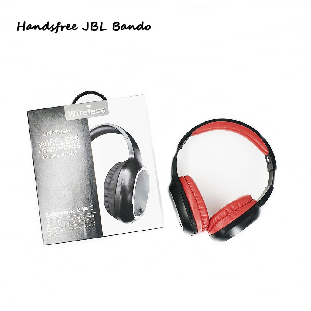 Handsfree Bluetooth JBL Bando Headphone Bluetooth JBL