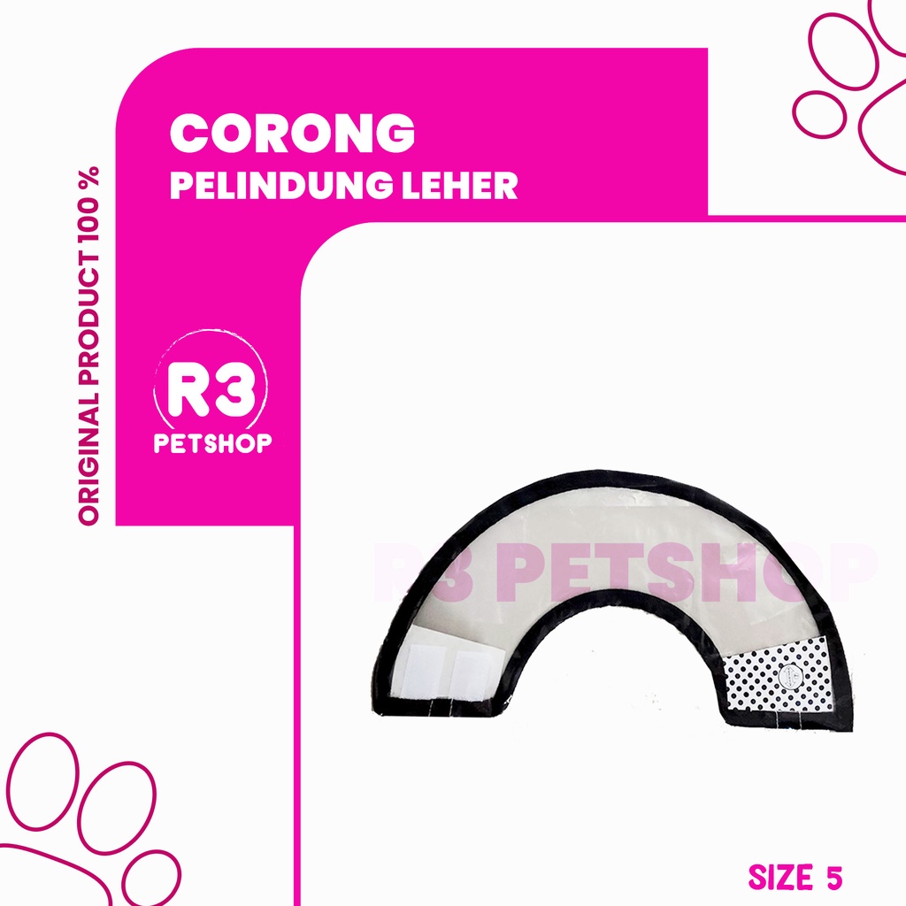 Corong Penutup - Pelindung leher Kucing Anjing dan hewan peliharaan