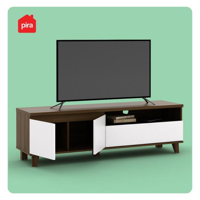 PIRA - OSLO TV150 Meja TV / Rak TV Brown Walnut - White Best Seller