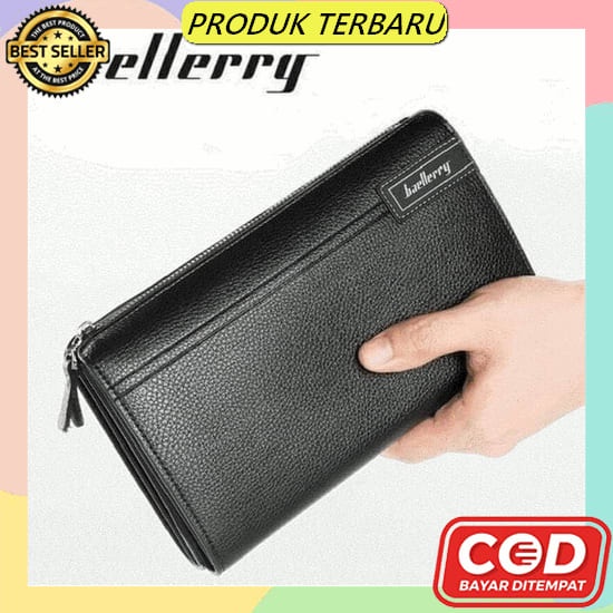Dompet Pria 100% Original Model 3D Import Dompet Pria Keren Terbaru 2022 Dompet Panjang Kulit Pria W