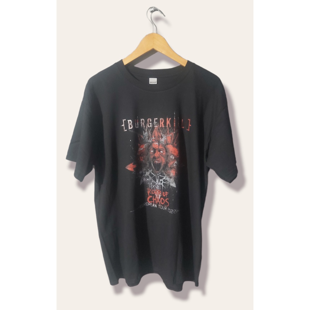 Tshirt burgerkill european tour 2022 original gildan softstyle