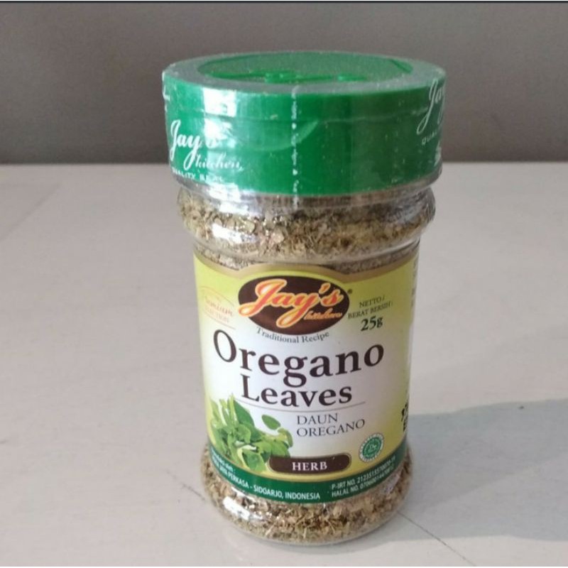 Jay's Oregano 25gr / Basil 20gr Leaves Bumbu Rempah Botol HALAL