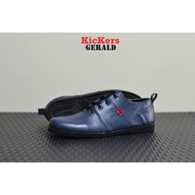 Sepatu Kickers Pria Formal Tali Kulit