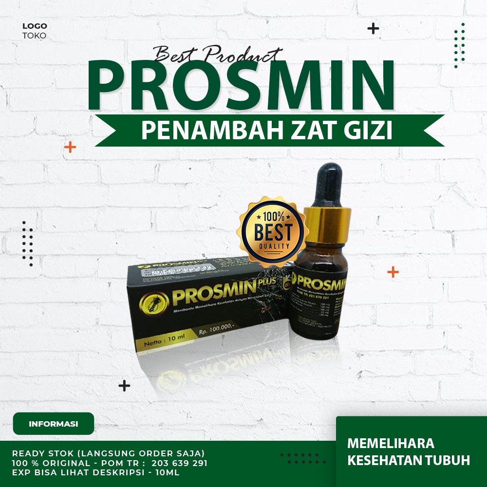 Prosmin Plus -  harga 1 botol 10ml Propolis prosmin- Herbal ORIGINAL | MEMBANTU MEMELIHARA KESEHATAN