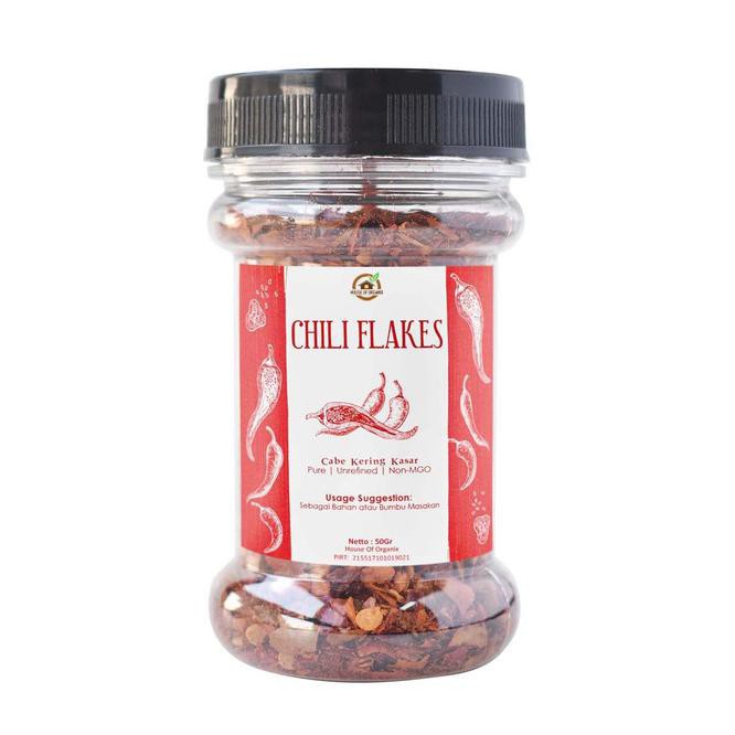 

Bzfc House Of Organix Chili Flakes ( Cabe Kering Kasar ) 50 Gr W90M