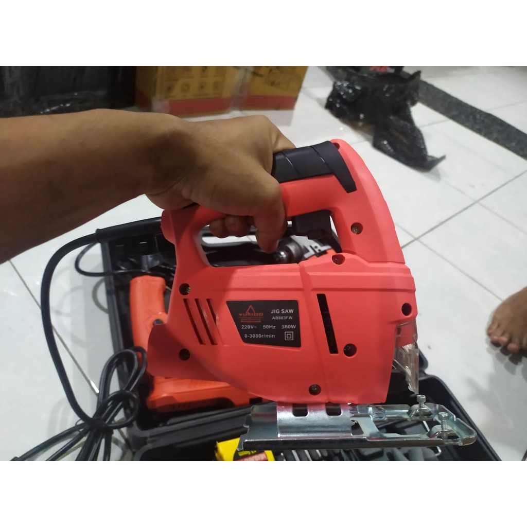 NEW  YUKIDO/PORTMAN 1 SET KOPER BOR LISTRIK/ IMPACT DRILL, MESIN GERENDA TANGAN DAN JIGSAW BY JLD