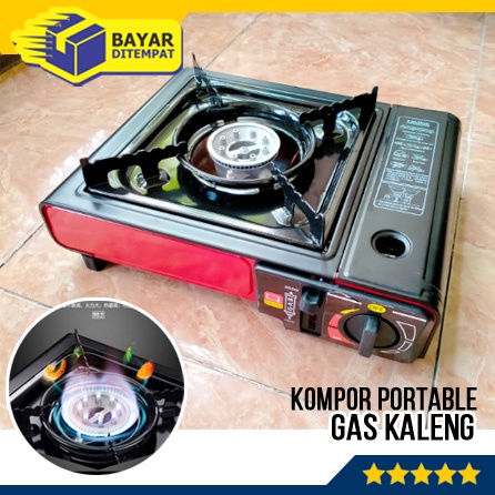 Kompor Gas Portable Gas Kaleng Alat Masak Dapur Travel Wisata [ART67]