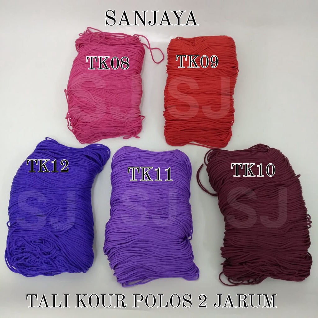 TALI KUR / TALI CORD / TALI FILAMEN / TALI BAHAN BENANG POLY / TALI KOUR POLOS 2 JARUM