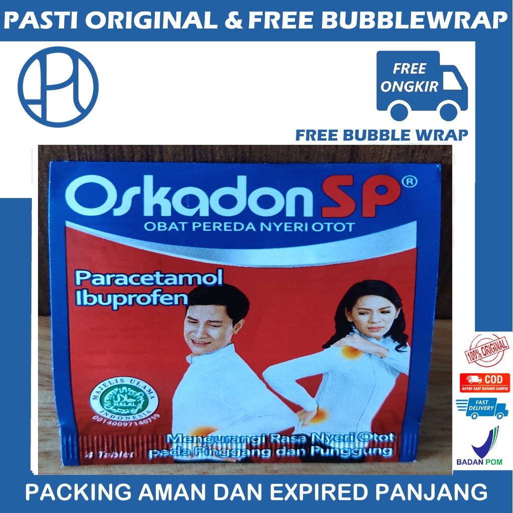 OSKADON SP STRIP ISI 4 Tablet Obat Pereda Nyeri Pinggang