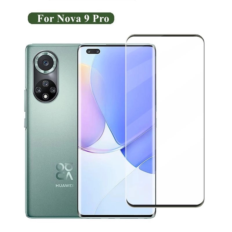 Pelindung Layar Tempered Glass Anti Sidik Jari Untuk Huawei Nova 9 Pro / Hd