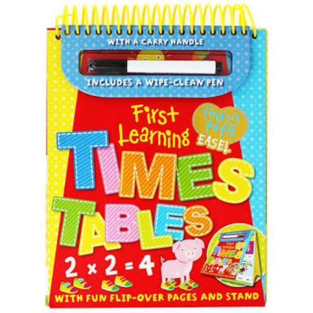 First Learning Times Tables menghitung matetatika anak buku education activity book kids child