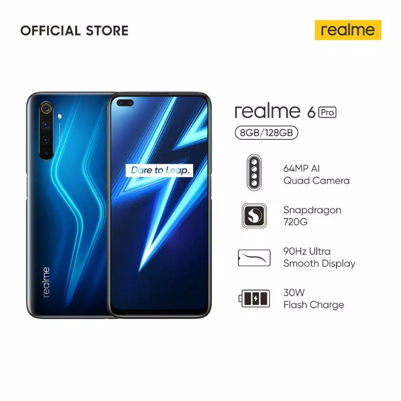 Realme 6 Pro Ram 8/128GB Garansi Resmi