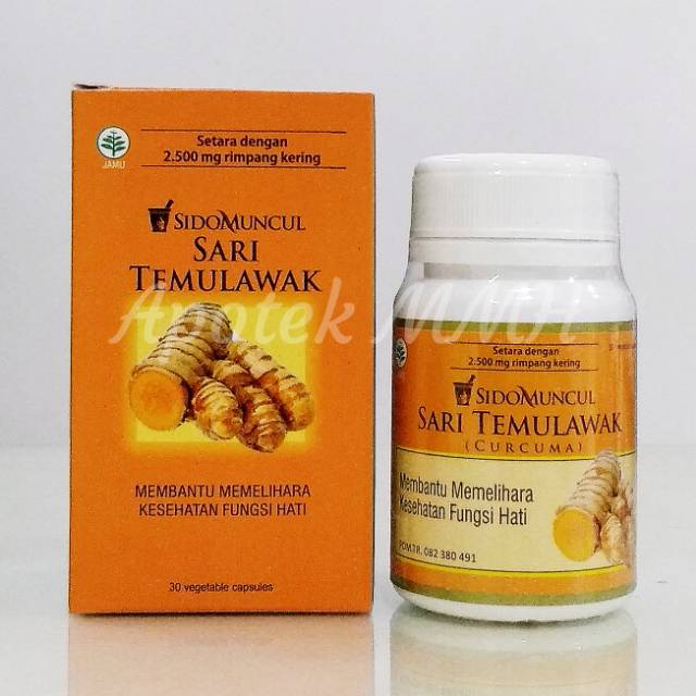 Sari Temulawak Sidomuncul 30 Kapsul