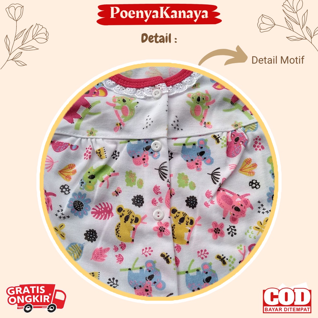 Setelan Baju Bayi Piyama Bayi Panjang Perempuan KOALA Syifana 6-18 bln SPY119