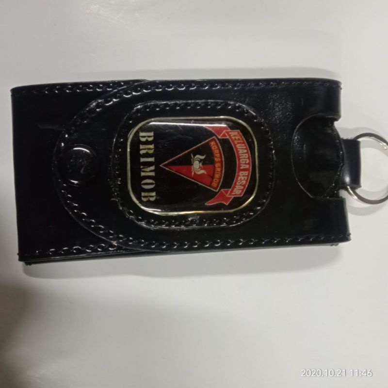 Dompet STNK kulit BRIMOB | Tempat STNK mobil motor BRIMOB | gantungan kunci stnk kulit