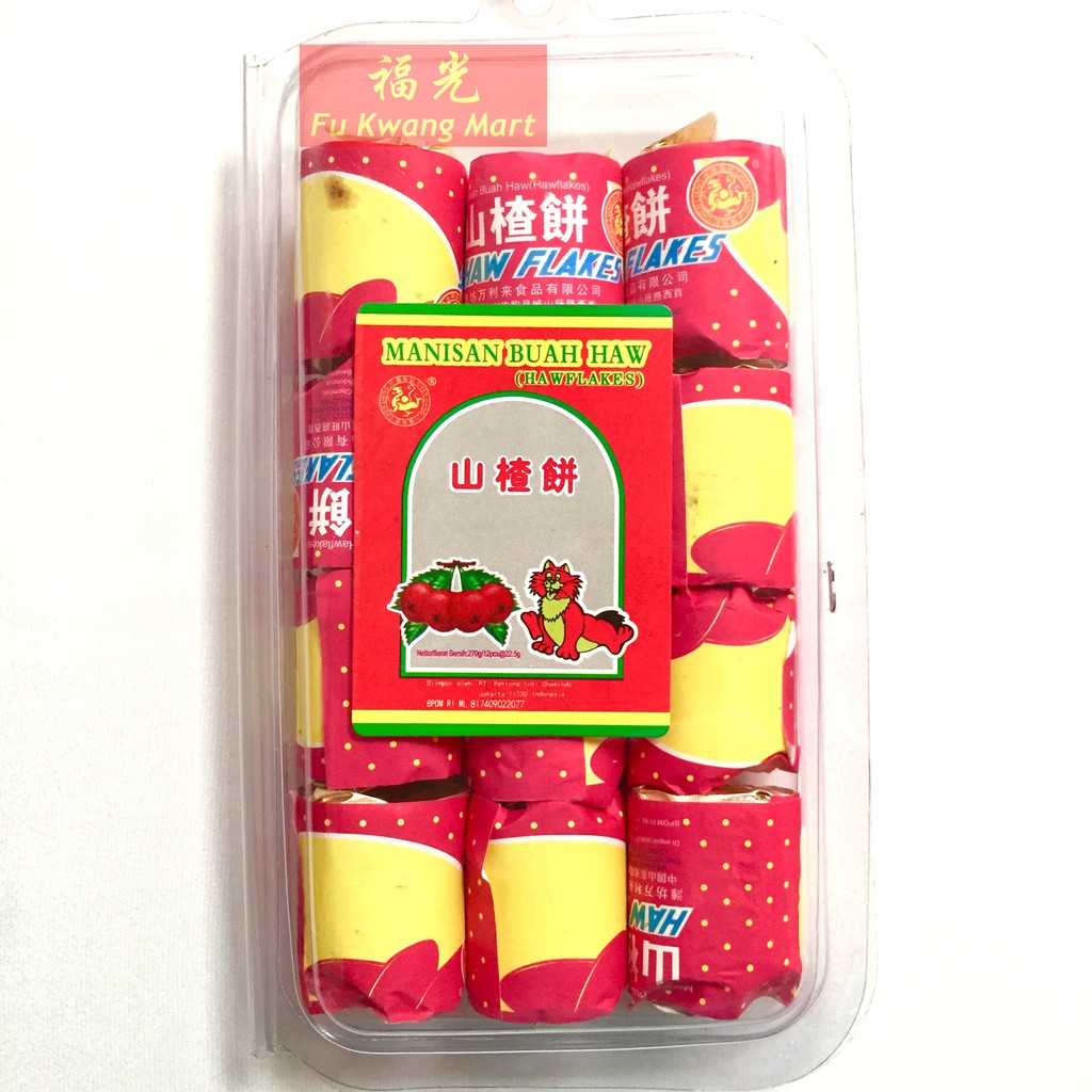 

Manisan Buah Hawflakes/Shancha ChenLiangJi Brand 270 gram