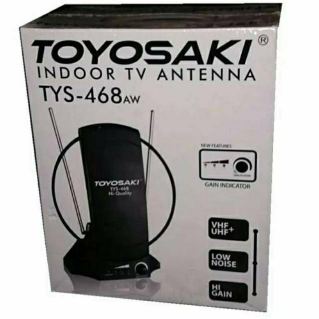 Antena TV Digital Indoor Toyosaki TYS-468AW Original Antena Dalam