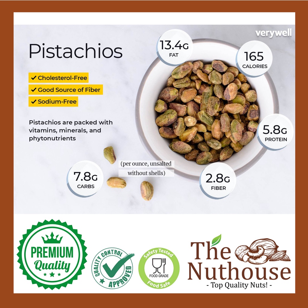 250gr Pistachio Roasted Salted in Shell 21-25 US Extra no.1 [Kacang Pistachio Panggang]