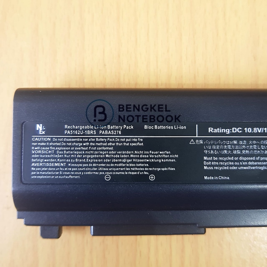 Baterai Toshiba Portege R30 R30-A PA5162U PA5161U PA5163U PA5174U-1BRS PABAS277 PABAS278 Original