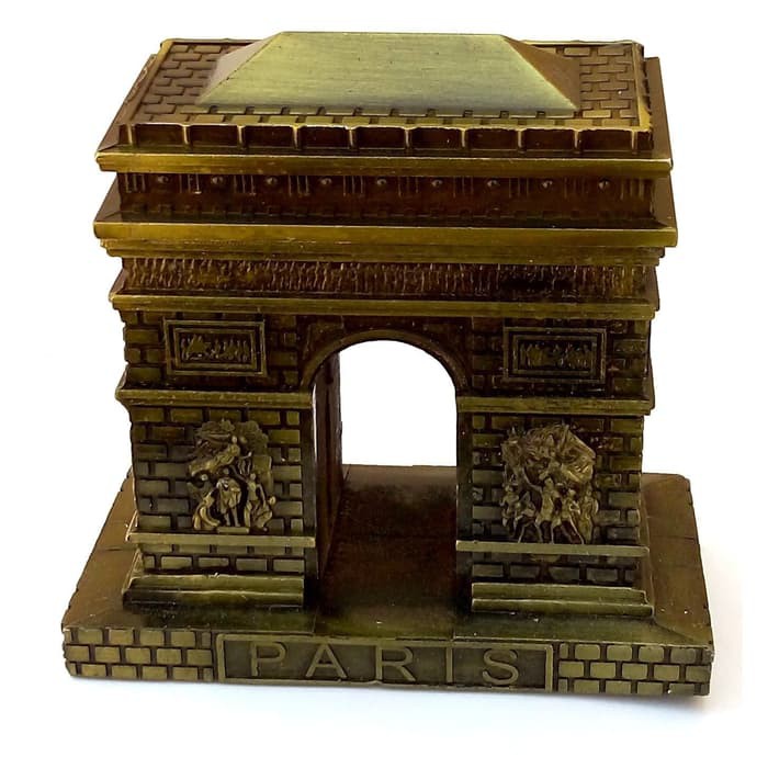 Souvenir Paris triumphal arch 7.5CM / Oleh2 Paris miniature sovenier