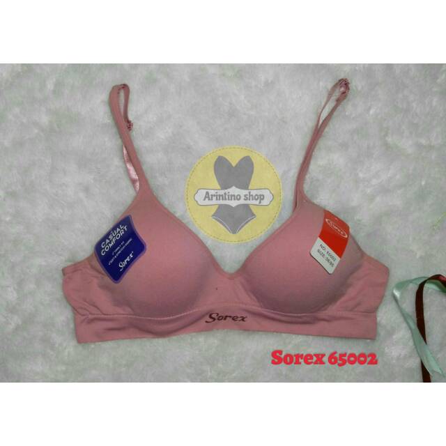 Bh Bra Sorex 65002 {Cup Sedang} Casual Comfort | Bra Busa Pakai Kawat | Basic |jpx