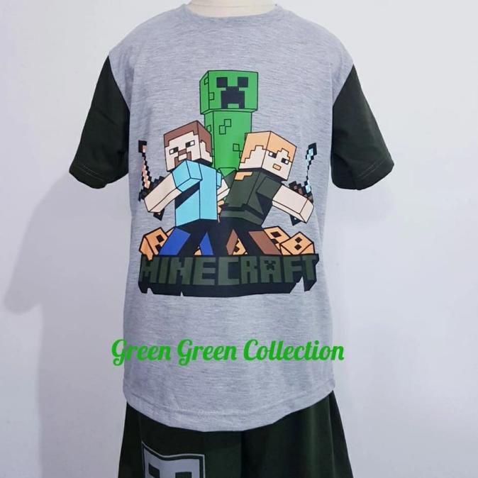 piyama minecraft Termurah Terbaru