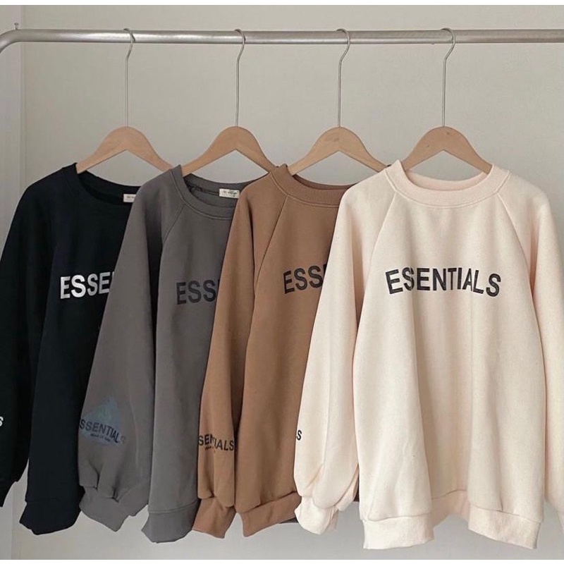 ESSENTIALS REGLAN SWEATER WANITA | SWEATER OVERSIZE | OBLONG SWEATER