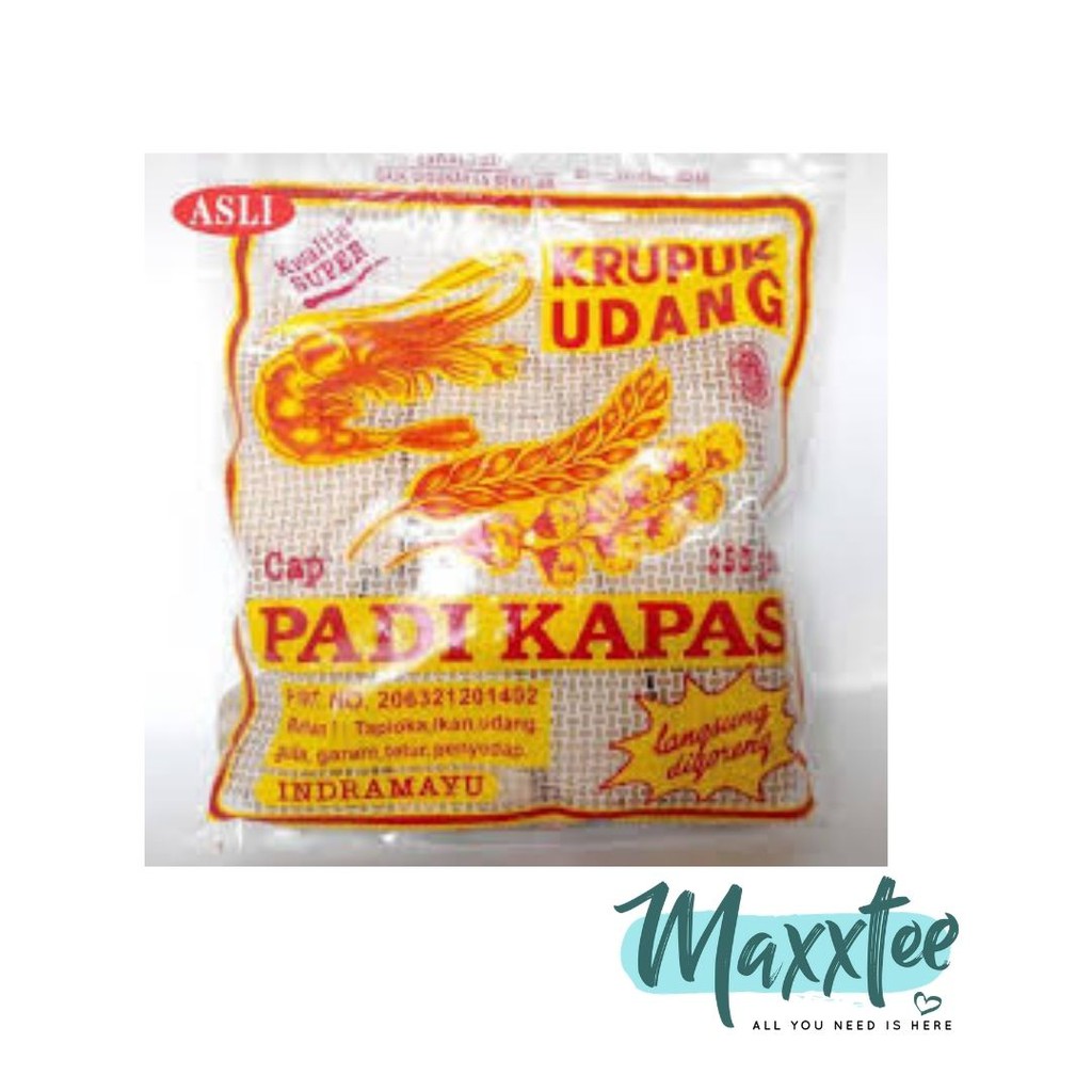 

Kerupuk Udang Stick/ Uk Sedang/ Uk Kancing/ Uk Besar Mentah Cap Padi Kapas Asli Cirebon Indramayu