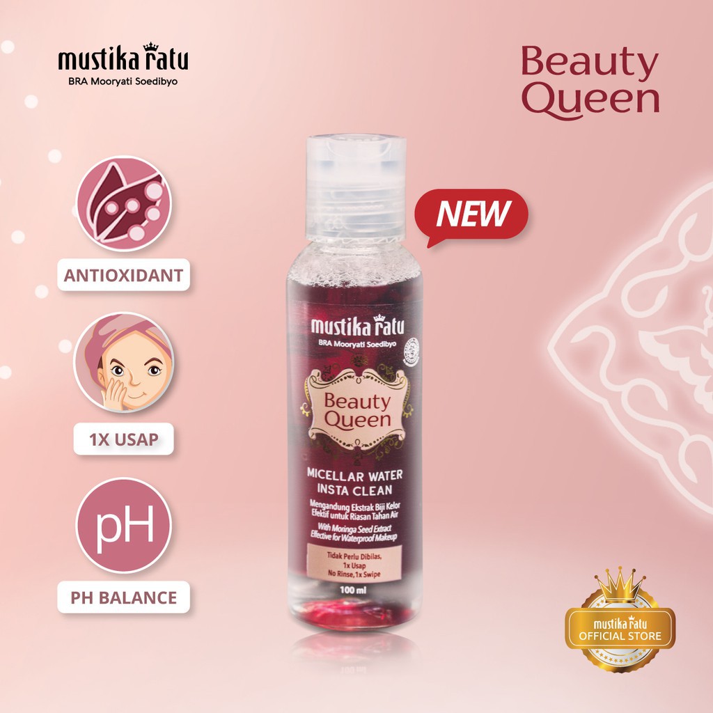 MUSTIKA RATU Beauty Queen Micellar Water Insta Clean 100ml