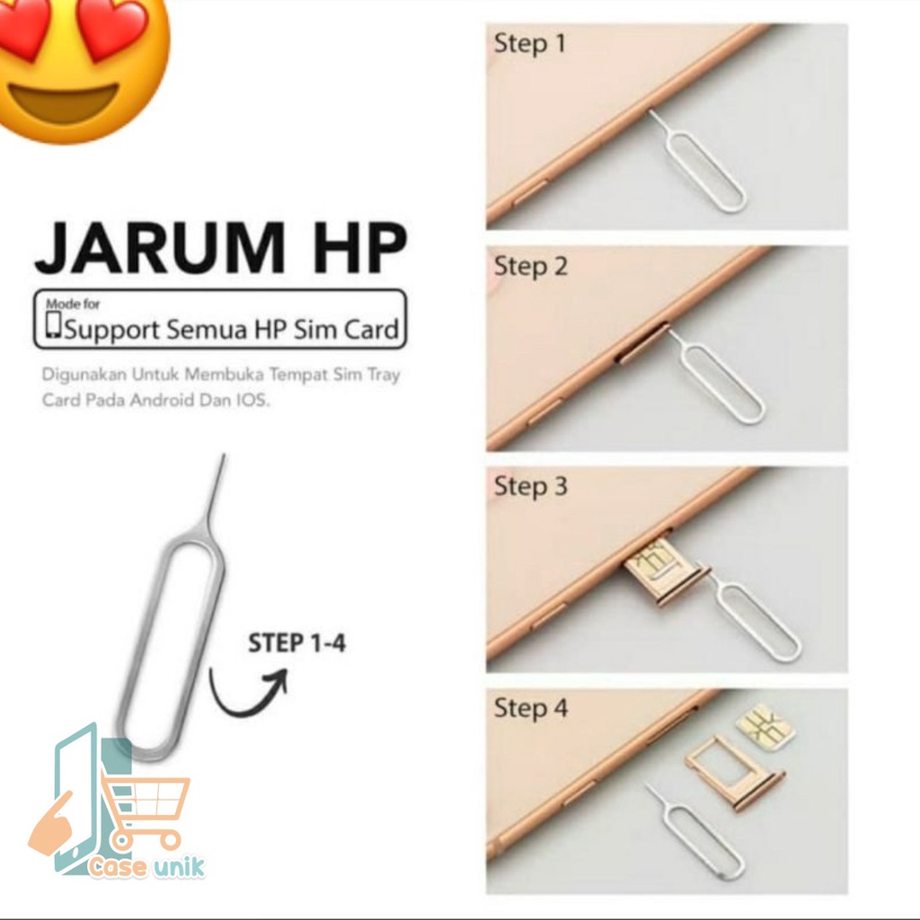 JARUM SIM CARD - JARUM KARTU - TUSUKAN SIM CARD - JARUM HP ISI 10PCS CS4118