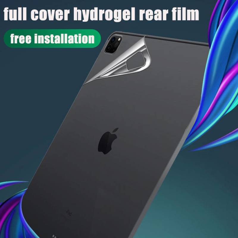 99D Hydrogel Rear Film for New iPad 9 8 7 10.2 Air 4 3 2 Mini 6 5 4 3 2 7.9 8.3 Soft TPU Back Protective Screen Protector for iPad Pro 11 12.9 2021 2020 2018 9.7 10.5 not glass