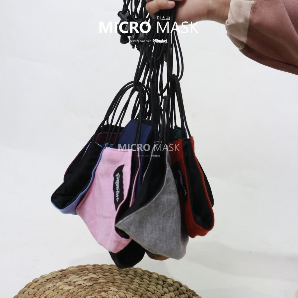 Masker Kain 2 Ply Pria Wanita Hijacket Non Sensi Kn95-5