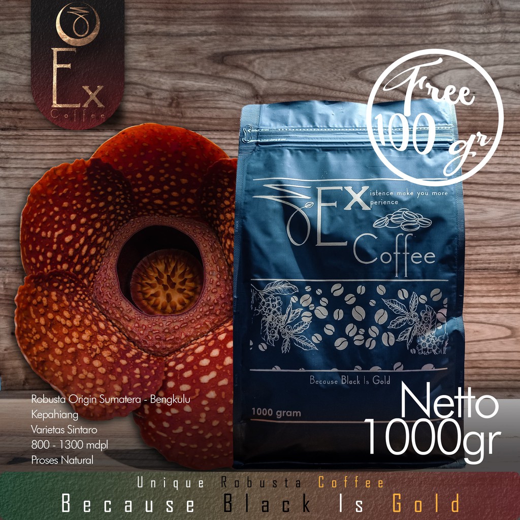 

Kopi Robusta - ExCoffee 1000gram