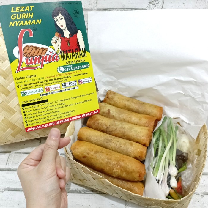

✨COD✨ Lunpia Goreng PO 10 pcs - Lunpia Mataram Semarang Lumpia
