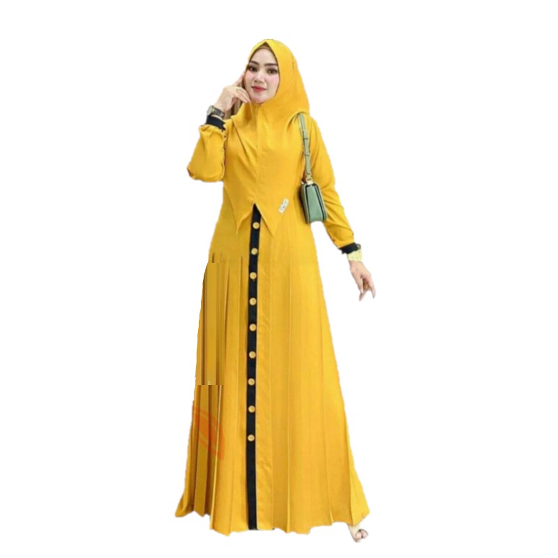 GAMIS ELISA SYARI JUMBO / GAMIS ELISA / GAMIS SYARI MURAH / ELISA SYARI TERBARU gamis mewah gamis te