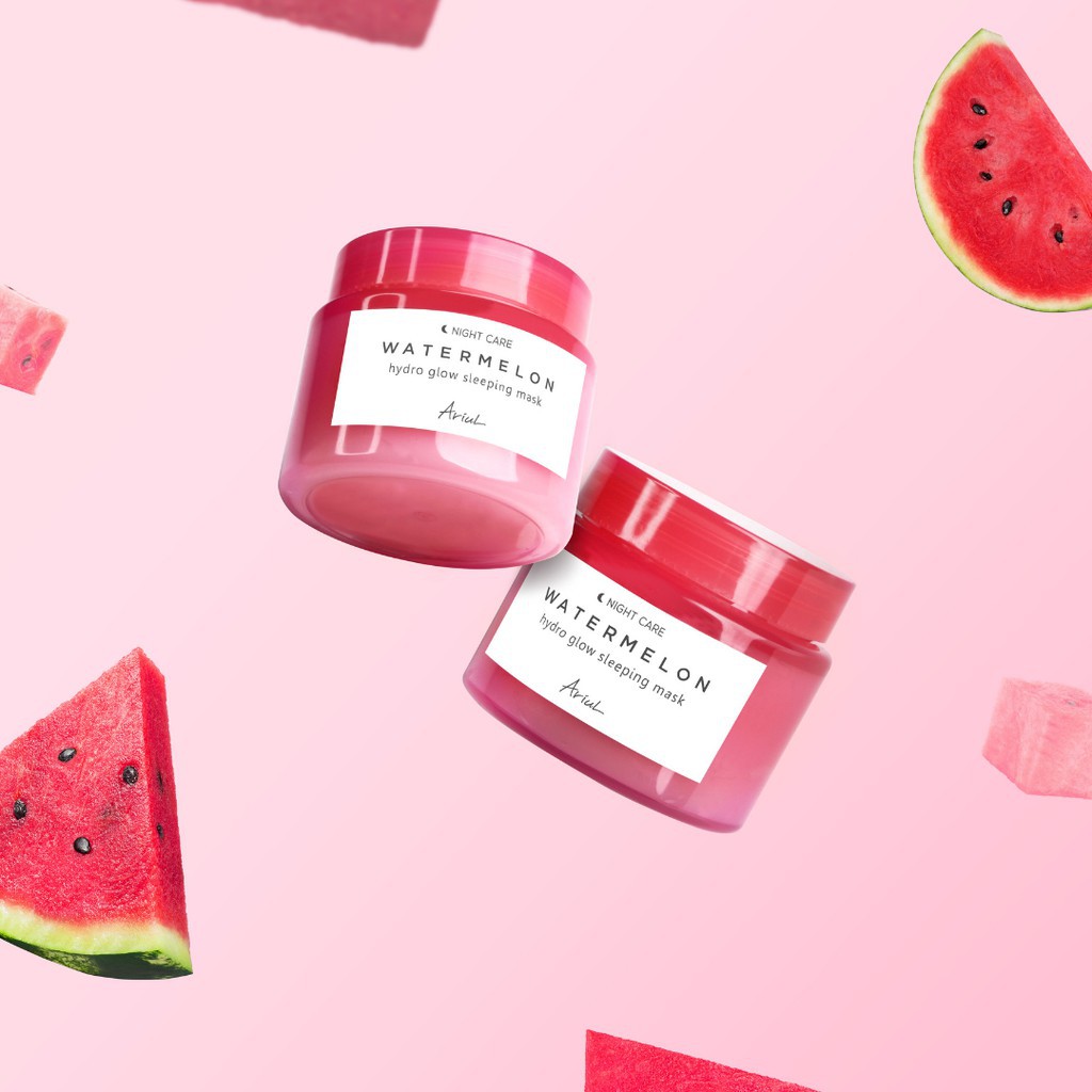 (BPOM) ARIUL Watermelon Hydro Glow Sleeping Mask 80ml