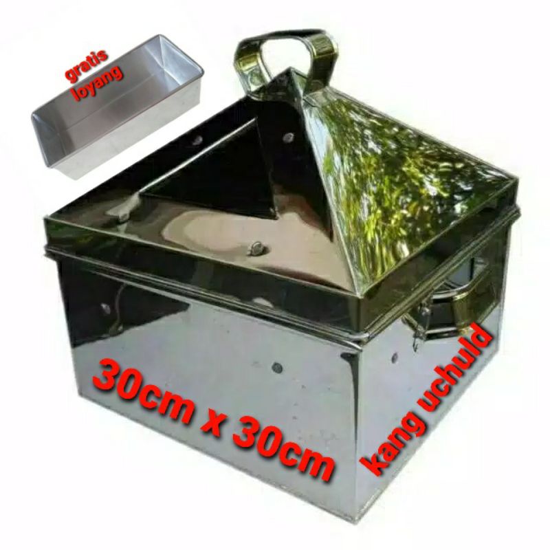 Promo  Klakat kukusan kotak uk 30cm / klakat kotak kukusan dimsum kecil