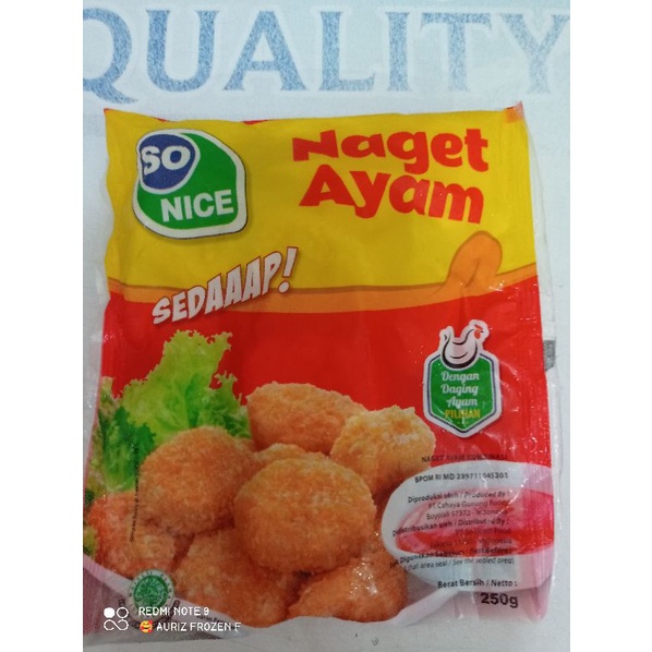 

Sonice Nuget Ayam 250gr