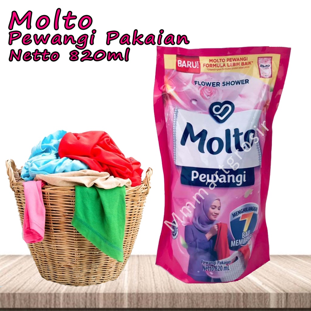 Molto / Pewangi Soft &amp; Fresh / Pewangi Pakaian / 780ml