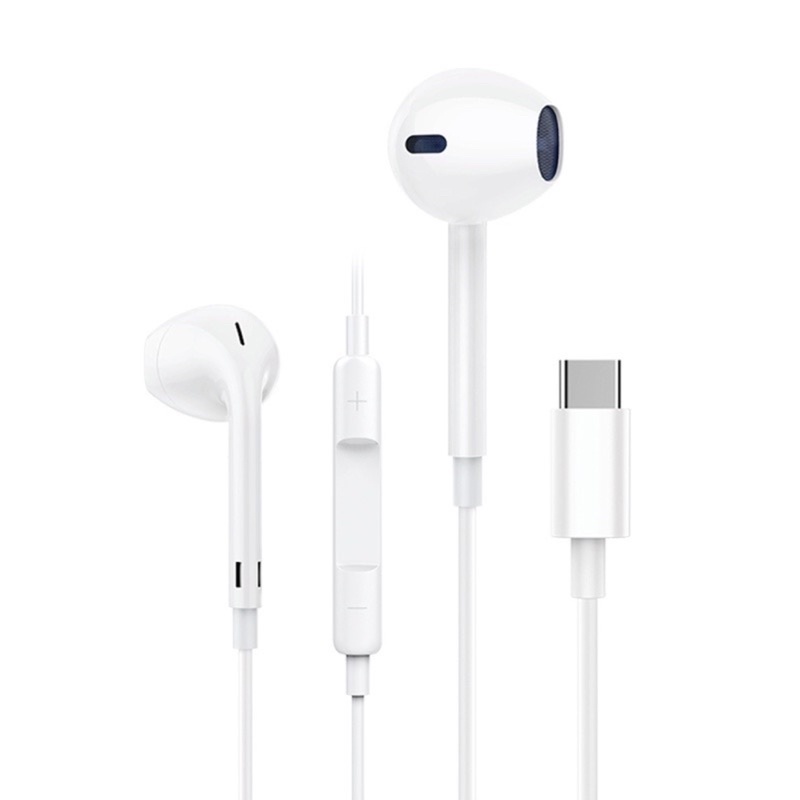 Headset Earphone USB Type C Handsfree Jack Type C Superbass