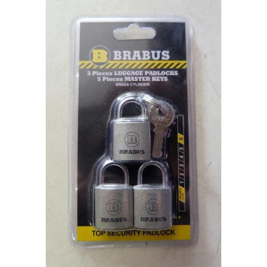 Hemat Gembok Kecil - Master Key- Brabus - 3 Gembok 1 Kunci Berkualitas