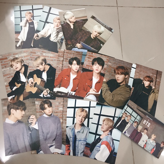 FULLSET BTS X MEDIHEAL + envelope