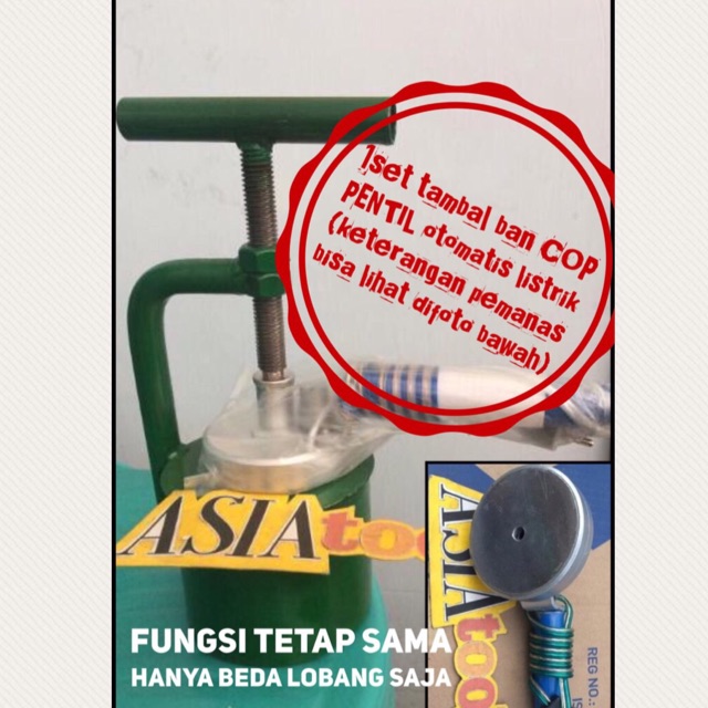 1SET Alat Tambal Ban DOP COP Pentil LISTRIK Otomatis Elektrik