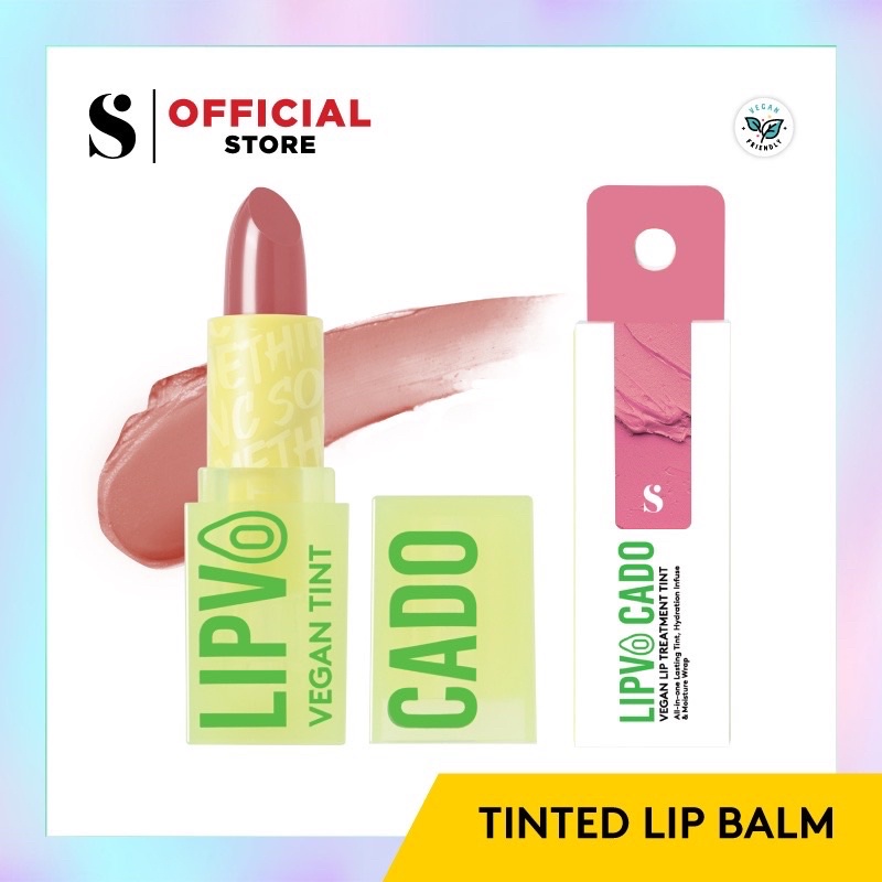 SOMETHINC LIPVOCADO Vegan Lip Treatment Tint - Lip Balm Warna